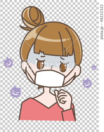 A cold cough woman A cold cough woman 48222322