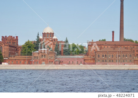 Image of the old prison Crosses on the waterfront in St. Petersburg. Image of the old prison Crosses on the waterfront in St. Petersburg. 48224071