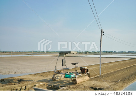 Landscape of Salt Farm in Thailand 48224108