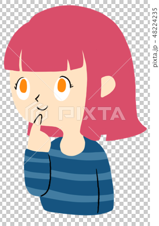 Thinking (girl) Thinking (girl) 48224235