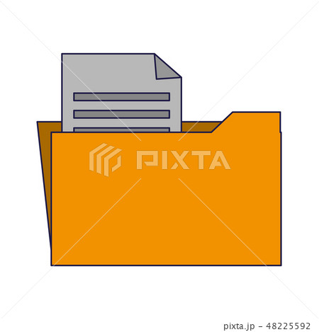 Folder with document symbol 48225592