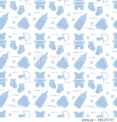 Newborn baby seamless pattern Newborn baby seamless pattern 48225737