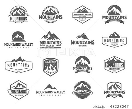 Mountain logo vector illustration concept, suitable for financial, accounting, business, travel and Mountain logo vector illustration concept, suitable for financial, accounting, business, travel and 48228047