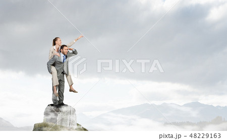 Business people having break in office 48229163