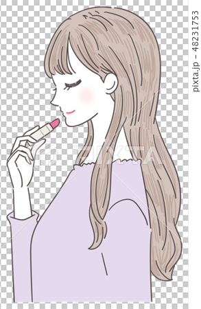 Make cosmetics young lady Make cosmetics young lady 48231753