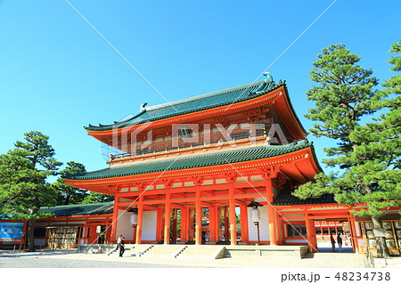京都 平安神宮 応天門 京都 平安神宮 応天門 48234738