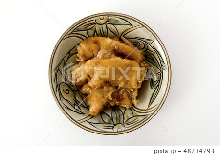沖縄料理 てびち 豚足の煮付け の写真素材