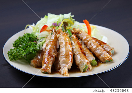 アスパラの豚肉巻き アスパラの豚肉巻き 48236648