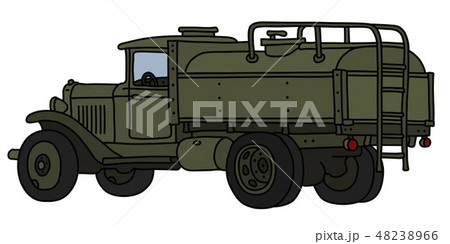 The classic military tank truck 48238966
