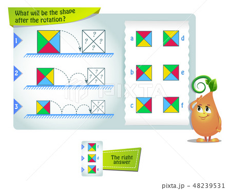 shape after the rotation 48239531