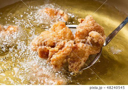 鶏の唐揚げ 鶏の唐揚げ 48240545