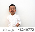 very happy asian boy making thumbs up sign  48240772