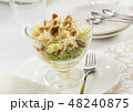 Healthy salad with apple, cheese and walnuts. Healthy salad with apple, cheese and walnuts. 48240875