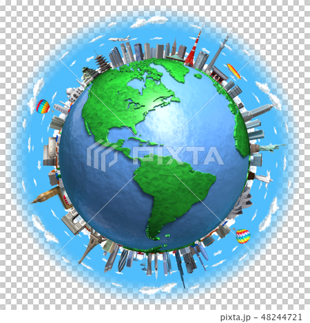 Earth Landmark America Blue Sky 2 48244721