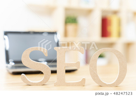 SEO対策イメージ インターネット パソコン SEO対策イメージ インターネット パソコン 48247523