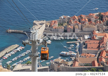 Dubrovnik/Croatia from high above 48247534