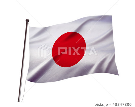 日本の国旗イメージのイラスト素材