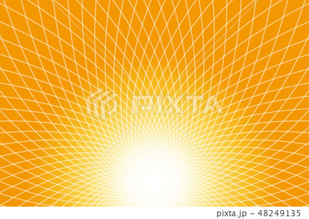 イメージイラスト 光 ウェーブ 波紋 太陽光 レーザービーム 放射 無料素材 輝き 煌めき シンプルのイラスト素材