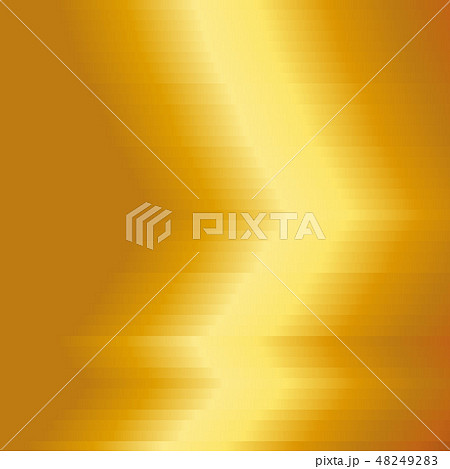 Gold metal plate with yellow texture background. Gold metal background. Vector illustration 48249283