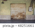 Closed rusty shutter 48251661