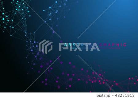 Scientific vector illustration genetic engineering and gene manipulation concept. DNA helix, DNA 48251915