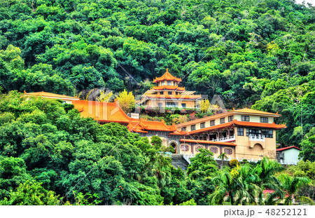 Miao Temple on a hill in Taipei, Taiwan Miao Temple on a hill in Taipei, Taiwan 48252121
