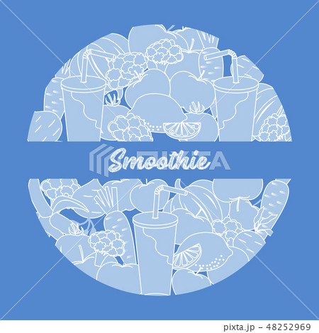 Smoothie and ingredients for making smoothie 48252969