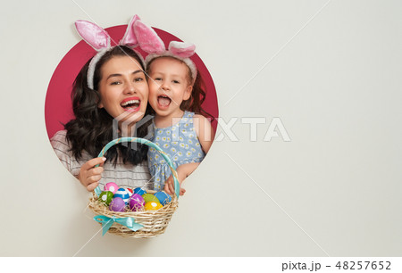 Family on Easter Family on Easter 48257652