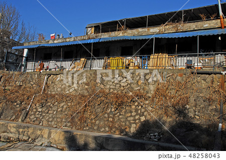 工場 塀 乾燥 48258043