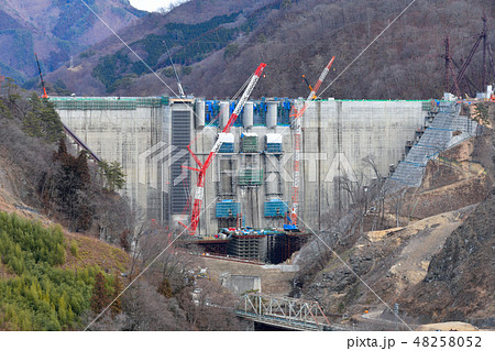 八ッ場大橋より八ッ場ダム 八ッ場大橋より八ッ場ダム 48258052