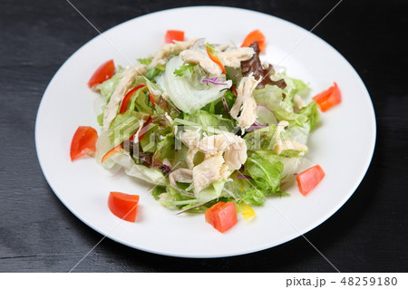 蒸し鶏サラダ 蒸し鶏サラダ 48259180