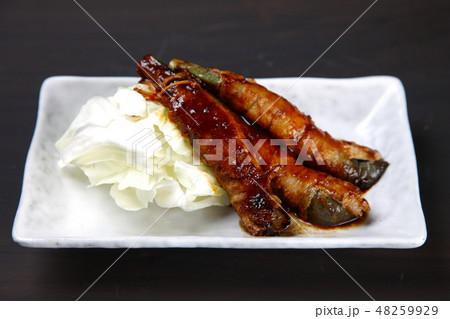 アスパラとエノキの豚肉巻き 48259929