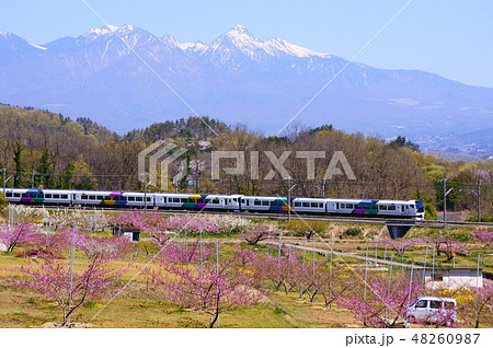 桃源郷とE257系・特急あずさ 桃源郷とE257系・特急あずさ 48260987