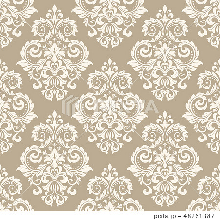Wallpaper in the style of Baroque. Seamless Wallpaper in the style of Baroque. Seamless 48261387