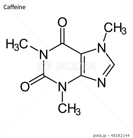 Skeletal formula of Caffeine 48262144