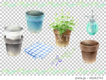 ガーデニング セット 植木鉢 植物 霧吹き ガーデニング セット 植木鉢 植物 霧吹き 48262741