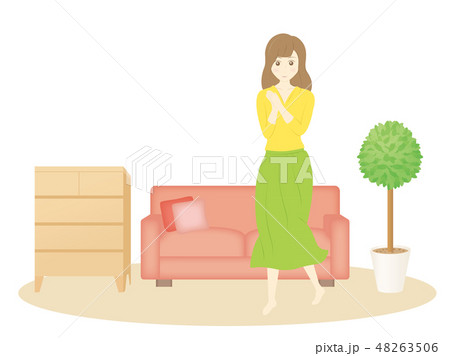 インテリア　女性　部屋 48263506