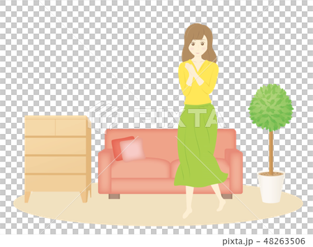 インテリア　女性　部屋 48263506