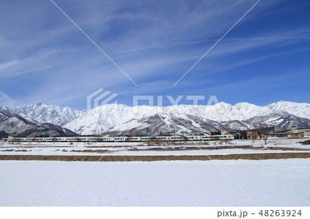 大糸線　E257系特急あずさ 最期の冬 48263924