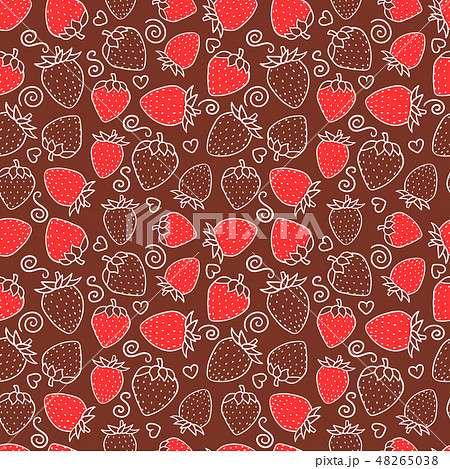 Strawberry sweet Seamless pattern background Strawberry sweet Seamless pattern background 48265038