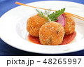 アランチーニ（イタリア・シチリア名物のライスコロッケ） 48265997