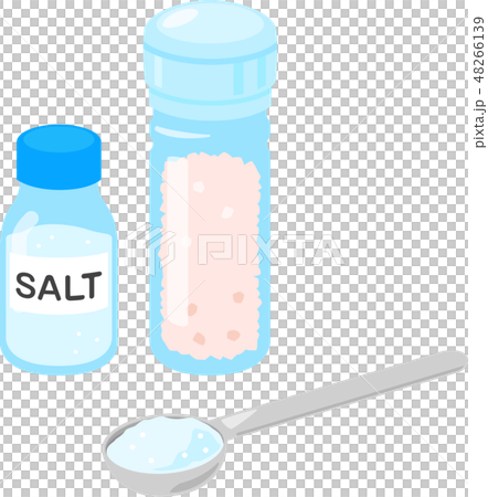 塩 岩塩のイラストセットのイラスト素材