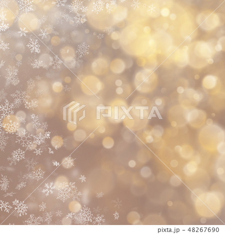 Christmas and New Year golden bokeh background. EPS 10 Christmas and New Year golden bokeh background. EPS 10 48267690