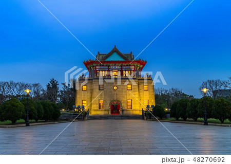 juguang tower in kinmen, fujian at night 48270692