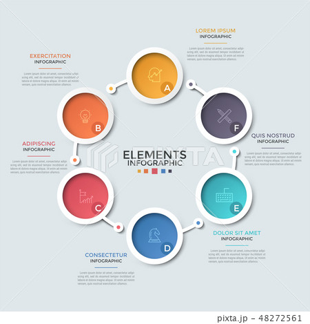 Infographic design template 48272561