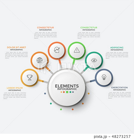 Infographic design template 48273257