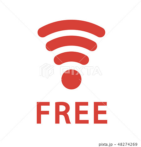 FREE WiFi マーク 48274269