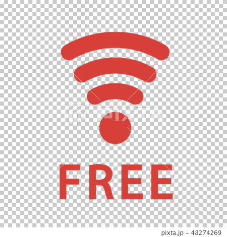 FREE WiFi マーク 48274269