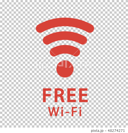 FREE WiFi マーク 48274271