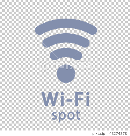 WiFi spot マーク WiFi spot マーク 48274278